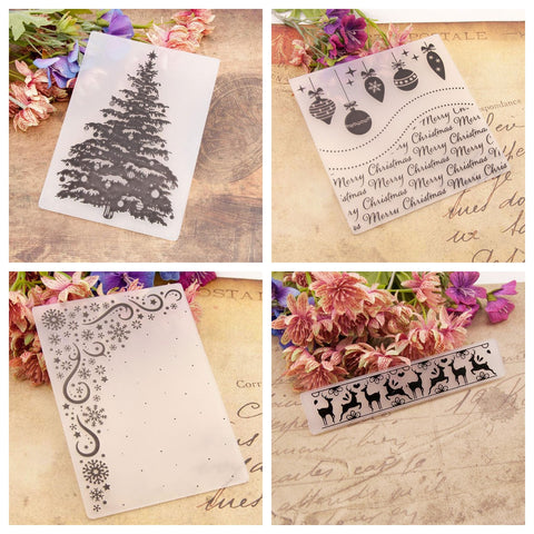 Inlovearts Christmas Theme Emboss Folder Bundles