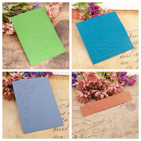 Inlovearts Christmas Theme Emboss Folder Bundles