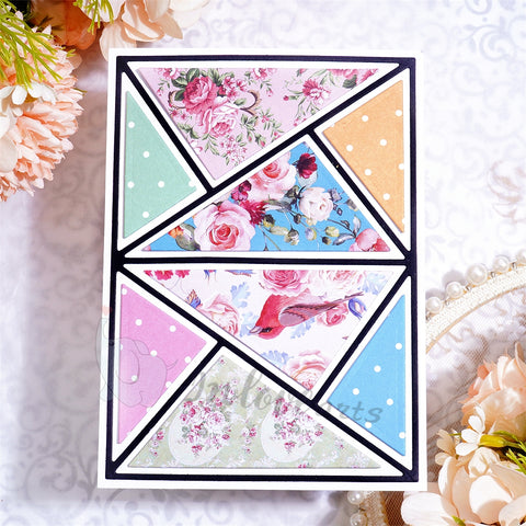 Inlovearts Rectangular Collage Background Cutting Dies