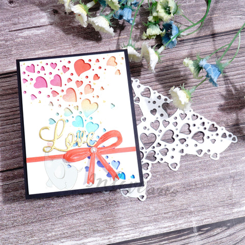 Inlovearts Bubble Love Background Board Cutting Dies