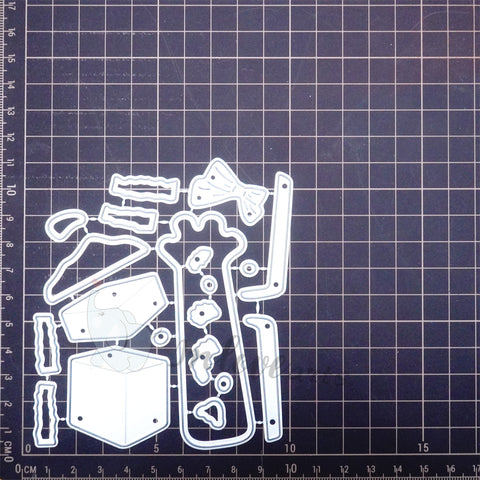 Inlovearts Puppy Paws & Gift Box Cutting Dies