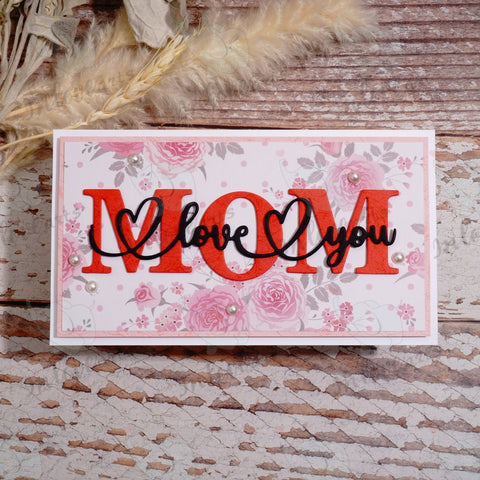 Inlovearts MOM Word Cutting Dies