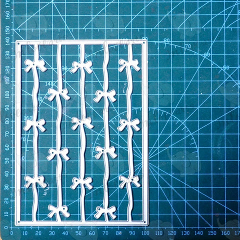Inlovearts Bow Background Board Cutting Dies