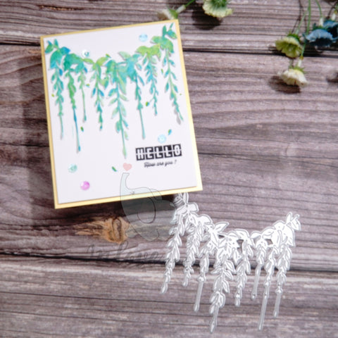Inlovearts Hanging Leaf Decoration Cutting Dies