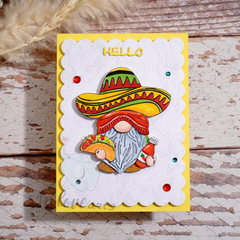 Inlovearts Taco Gnome Cutting Dies