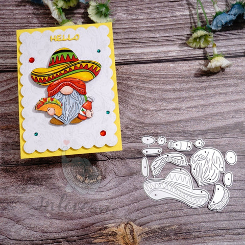 Inlovearts Taco Gnome Cutting Dies