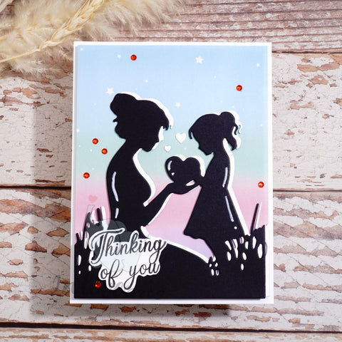 Inlovearts Mother and Daughter Cutting Dies