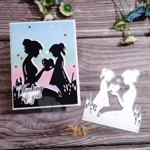 Inlovearts Mother and Daughter Cutting Dies