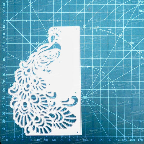 Inlovearts Peacock Border Cutting Dies