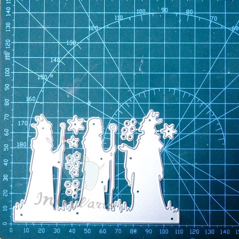 Inlovearts Wishing Characters and Stars Scene Cutting Dies