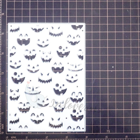 Inlovearts Halloween Pumpkin Background Board Cutting Dies