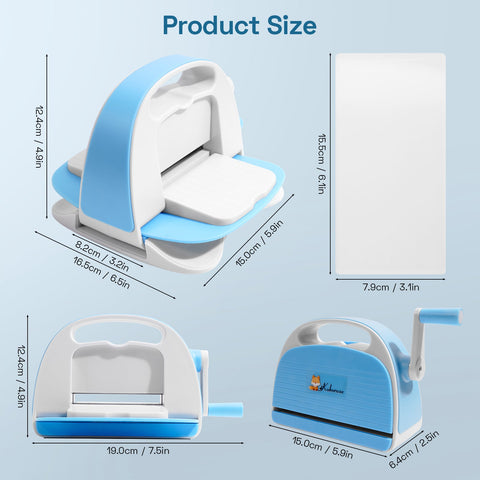 Inlovearts Mini Portable Die Cutting and Embossing Machine