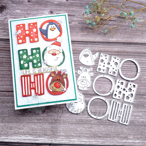 Inlovearts "HO HO HO" Word Cutting Dies
