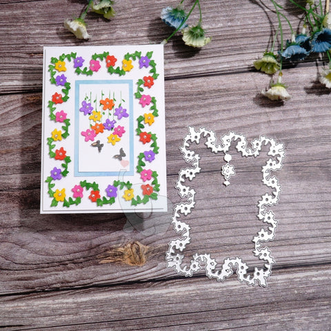 Inlovearts Flower Frame Cutting Dies