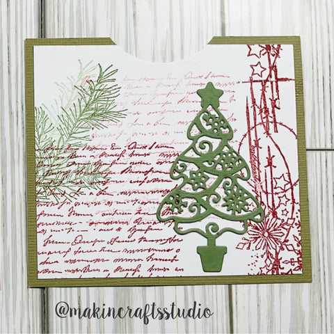 Inloveartshop Little Christmas Tree Cutting Dies