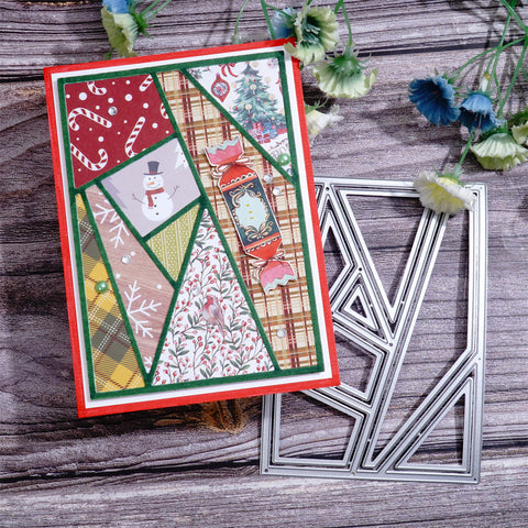 Inlovearts Irregular Shapes Background Board Cutting Dies