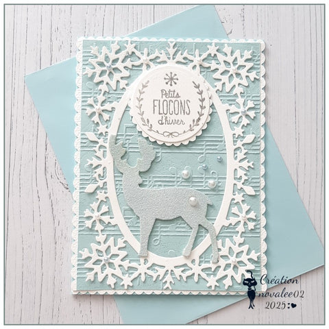 Inlovearts Snow Mirror Cutting Dies