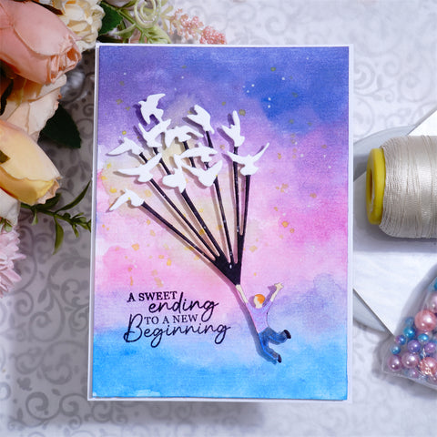 Inlovearts Boy and Peace Doves Cutting Dies