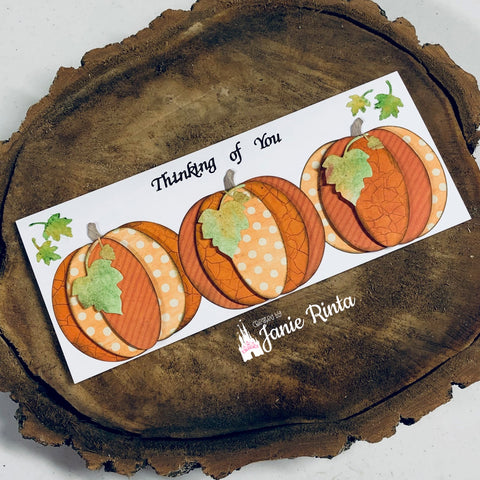 Inlovearts Pumpkin and Leaf Cutting Dies