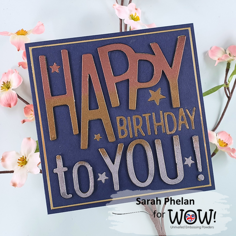 Inlovearts "HAPPY BIRTHDAY to YOU!" Background Board Cutting Dies