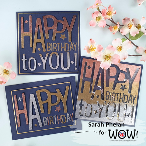 Inlovearts "HAPPY BIRTHDAY to YOU!" Background Board Cutting Dies