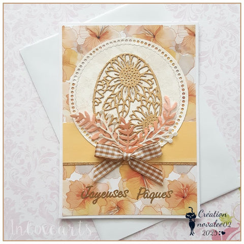 Inlovearts Floral Egg Cutting Dies
