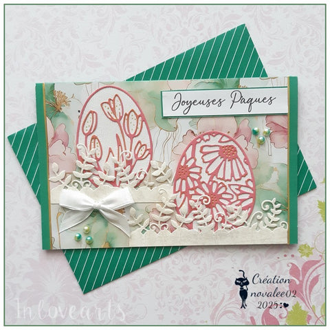 Inlovearts Floral Egg Cutting Dies