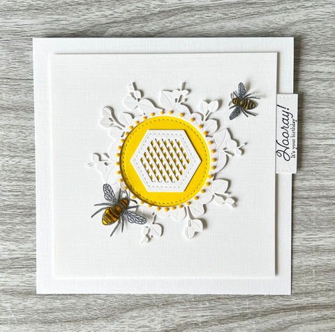 Inlovearts Circle Leaves Frame Cutting Dies