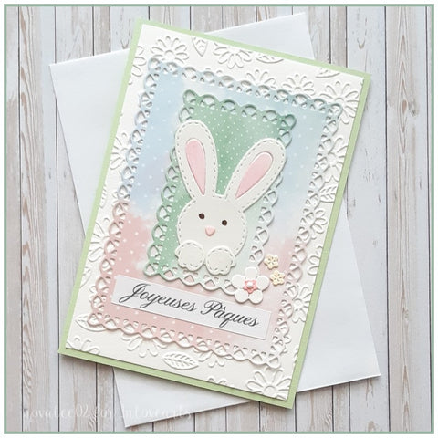 Inlovearts Easter Bunny Metal Cutting Dies