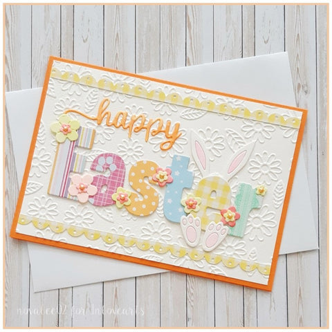 Inlovearts "Happy Easter" Word Metal Cutting Dies