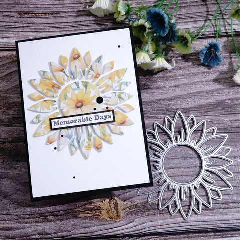 Inlovearts Sunflower Cutting Dies