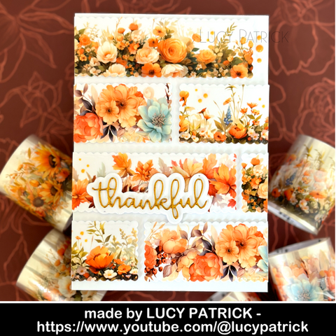 Inloveartshop Thankful Word Decor Cutting Dies