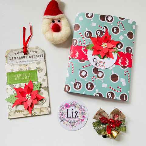 Inloveartshop Beautiful Christmas Series Flowers 3D Cutting Dies
