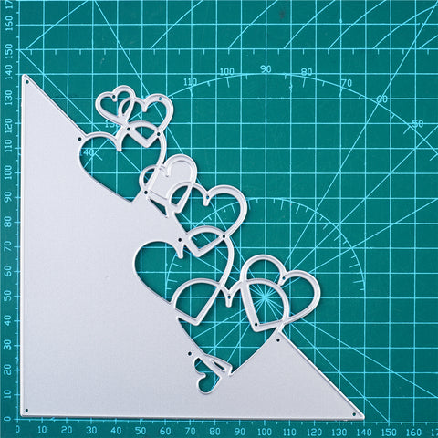 Inlovearts Heart Border Cutting Dies