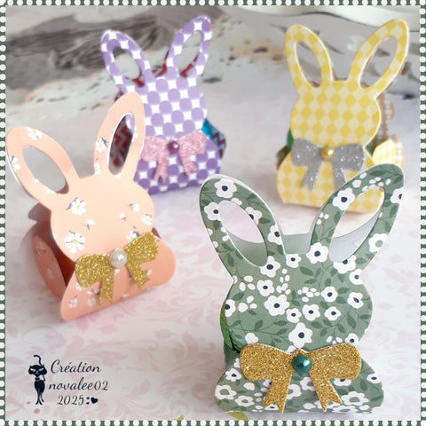 Inloveartshop Lovely Bunny Decor Box Cutting Dies