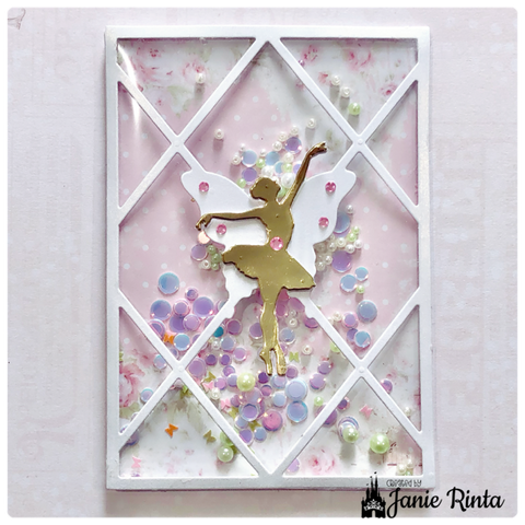 Inlovearts Butterfly and Grid Pattern Background Board Cutting Dies