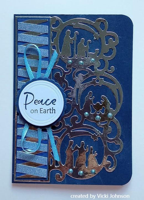 Inlovearts Praying Lace Border Cutting Dies