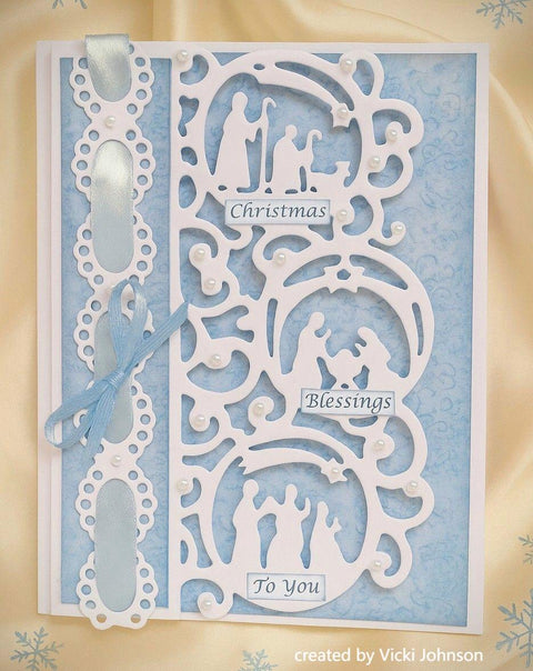 Inlovearts Praying Lace Border Cutting Dies
