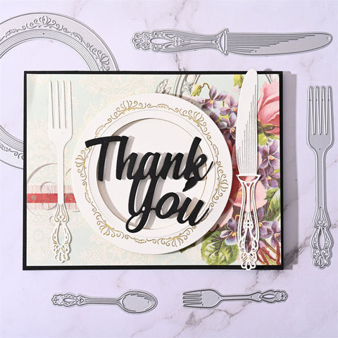 Inlovearts Dinnerware Cutting Dies
