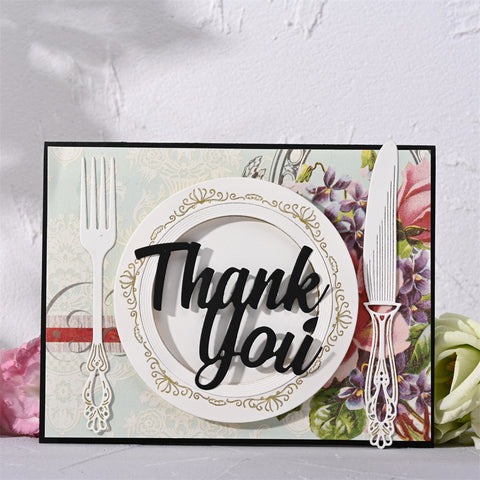 Inlovearts Dinnerware Cutting Dies