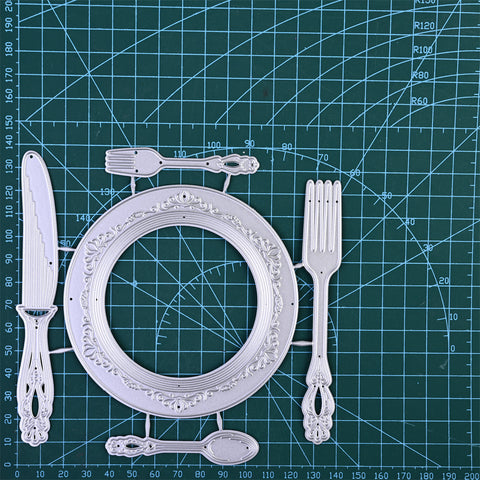 Inlovearts Dinnerware Cutting Dies