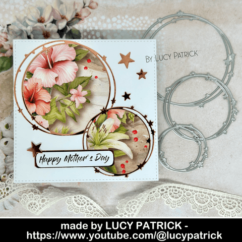 Inlovearts Little Star Round Frame Cutting Dies