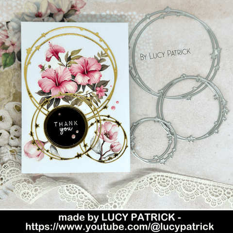 Inlovearts Little Star Round Frame Cutting Dies