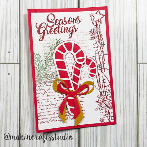 Inlovearts Christmas Cane Cutting Dies