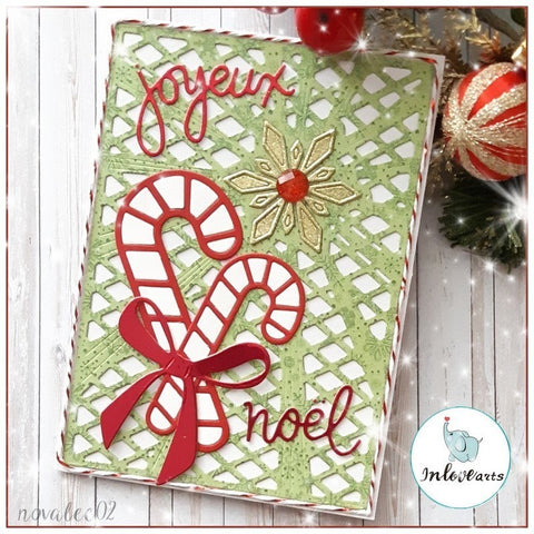 Inlovearts Christmas Cane Cutting Dies