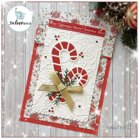 Inlovearts Christmas Cane Cutting Dies