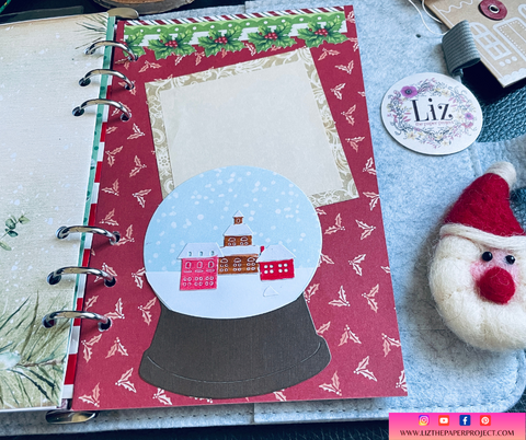 Inlovearts Christmas Scenery Crysal Ball Cutting Dies