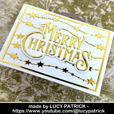 Inlovearts "Merry Christmas" Word Cutting Dies