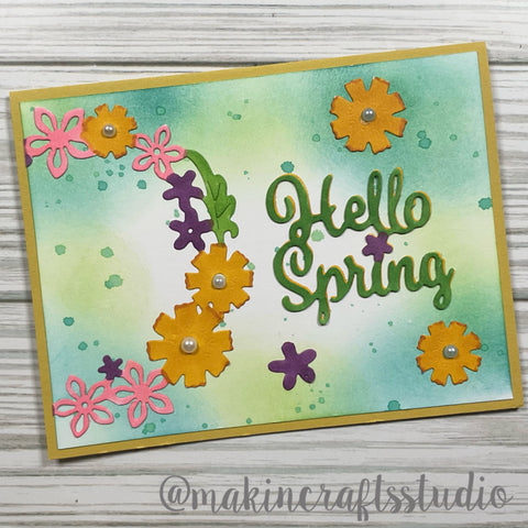 Inlovearts Flower Round Frame Cutting Dies