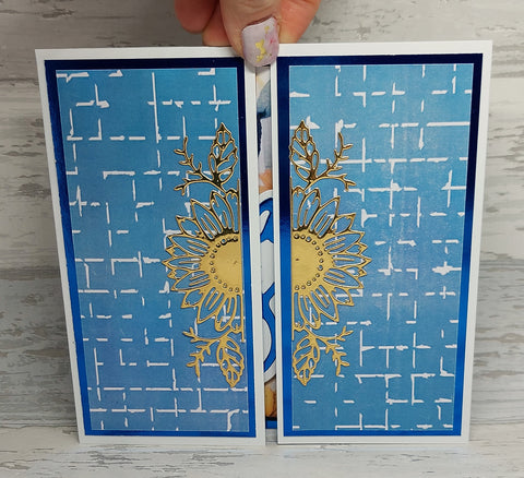 Inlovearts Semicircle Sunflower Border Cutting Dies